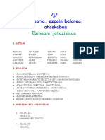 J/ Frikaria, Ezpain Belarea, Ahoskabea: Ezinean: Jotazismoa