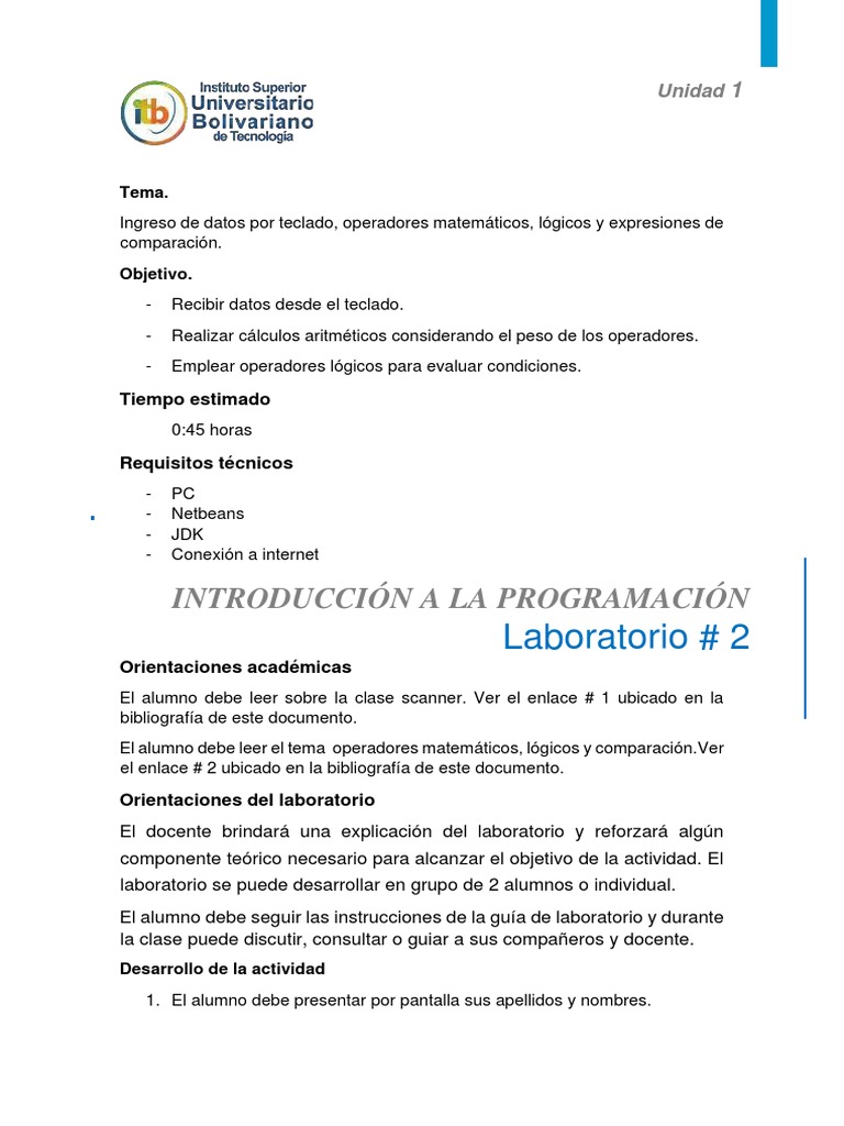 Taller Laboratorio 2 Angel Leon | PDF | Java (lenguaje de programación ...