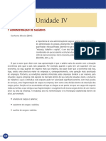 Unidade IV - ADM de Cargos e Salários