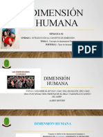 Clasificación de La Dimensión Humana 2