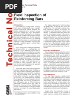 Acceptable Rust Levels on Rebar | PDF | Rust | Corrosion