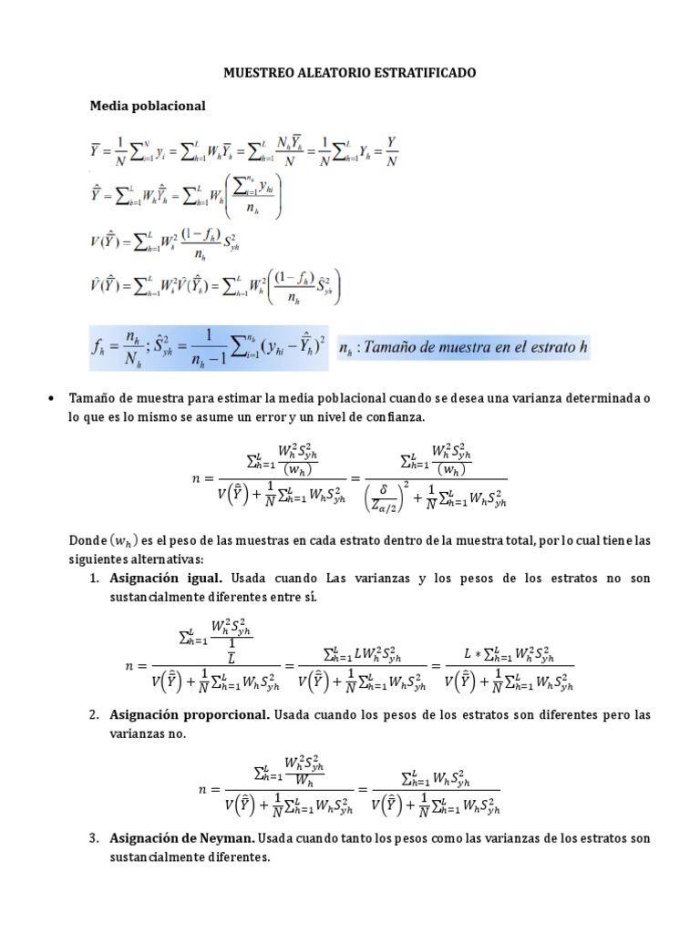 Mae Formulas | PDF | Regresión lineal | Intervalo de confianza