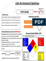 Tinta Negra - MSDS