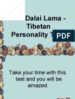 Dalai Lama Famous Tibetan PersonalityTest