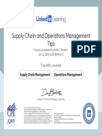 Supply Chain and Operations Management Tips