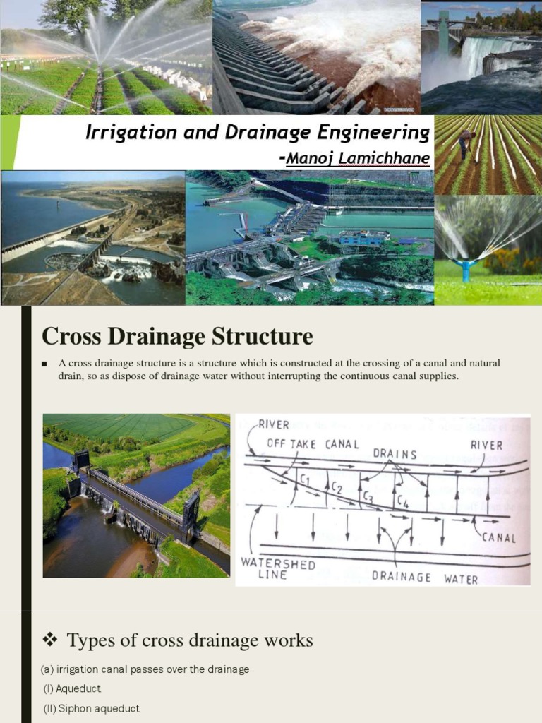 Cross drainage structure PDF