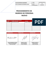 Aqp-Ssoma-Pr-002 Procedimiento de Ingreso de Personal Nuevo