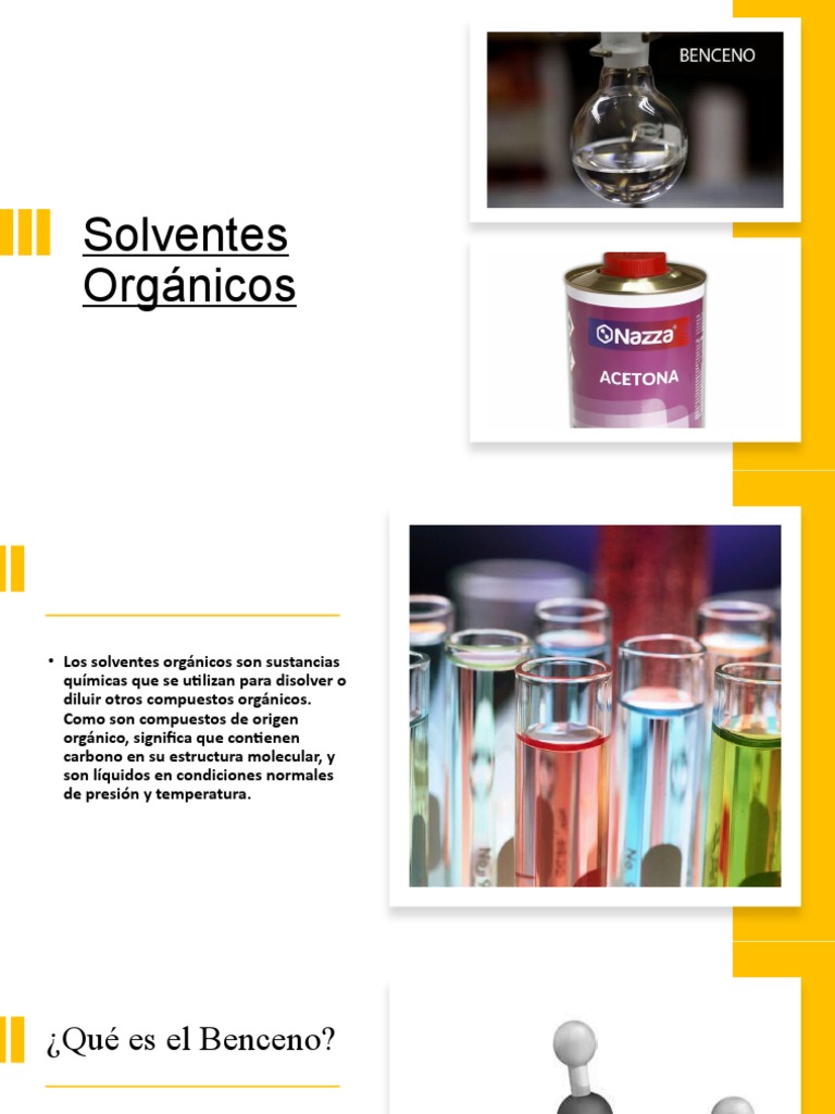 Solventes Organicos | PDF
