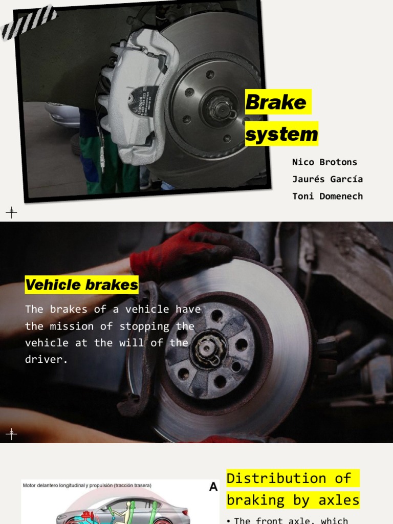 Brake System PDF Brake Vehicle Technology