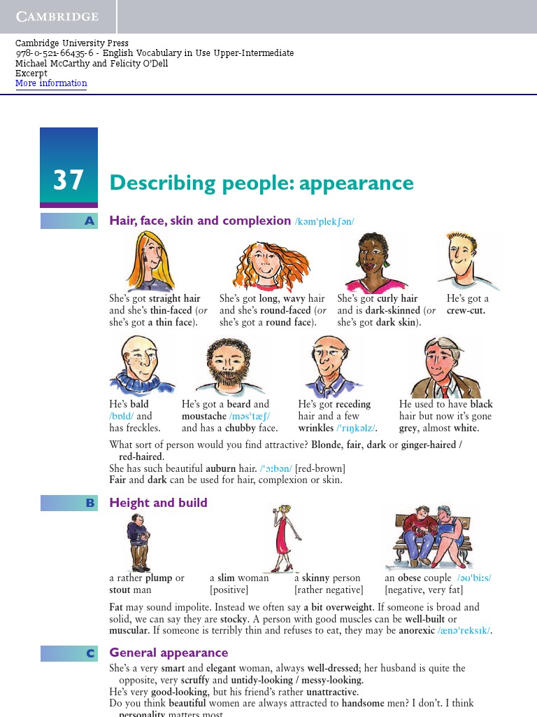 Describing People | Human Appearance