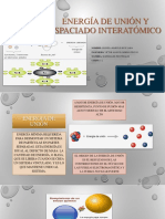 Energía de Unión y Espaciado Interatómico