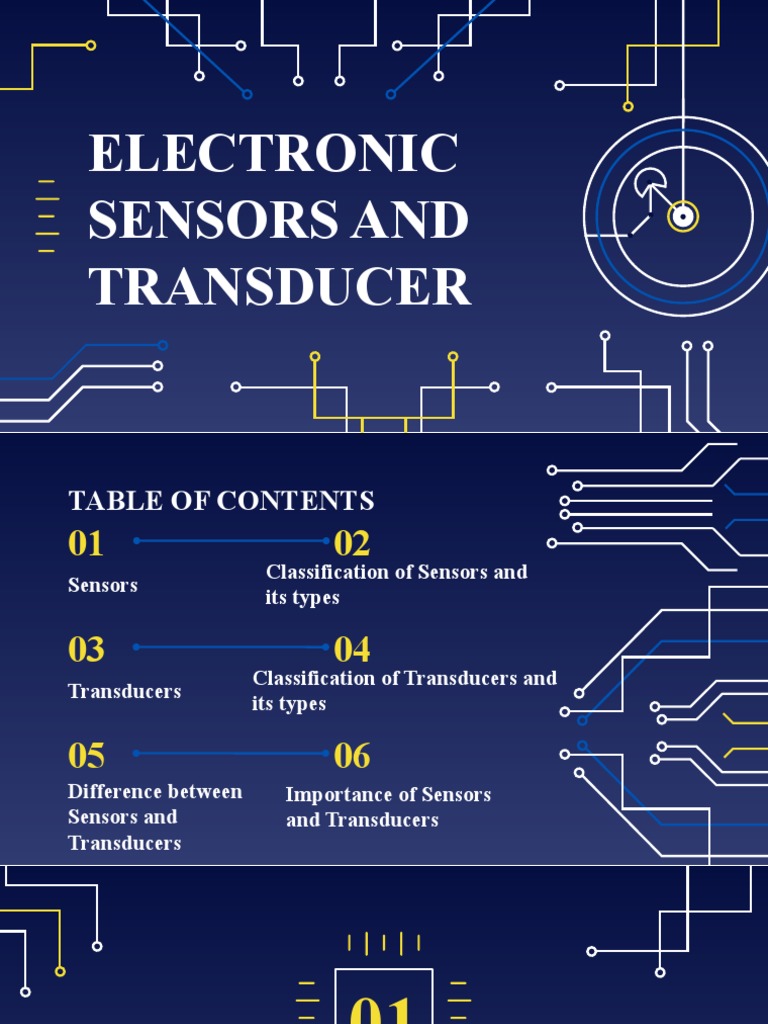 Electronic Sensors and Transducer Reporting PDF Sensor Infrared