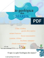 Ação Geológica Dos Mares