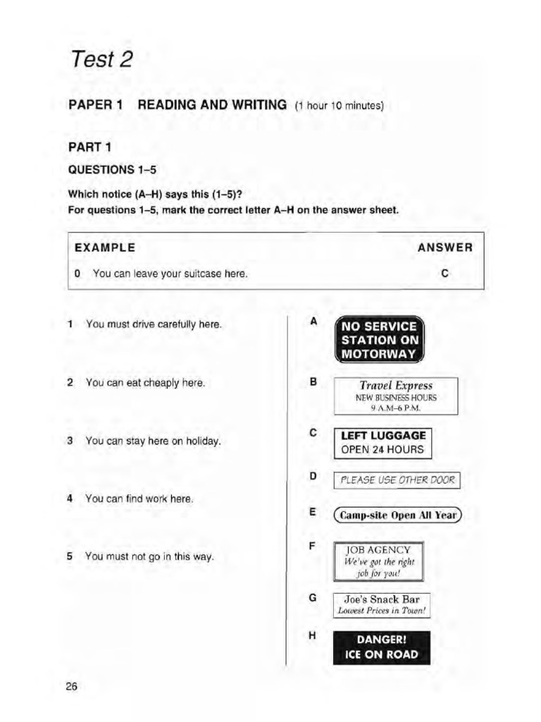 KET Exercises | PDF