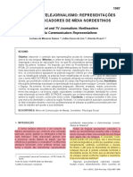 Sotaque e Telejornalismo - Representações de Comunicadores de Mídia Nordestinos