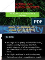 Hacking and Information Security