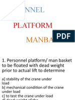 Personneln Platform Manbasket