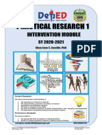 Intervention Module in Practical Research 1-Tagalog Version