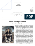 Santo Domingo Guzmán - Enciclopedia Católica