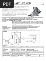 SAITO Small-Medium Single Cylinder Manual | PDF