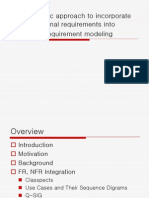 A Systematic Approach To Incorporate Non-Functional Requirements Into Functional Requirement Modeling