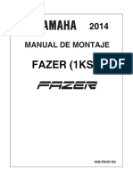 Fazer 2014 FZ16 Montaje 2015 1KD1 1KS-F8107-S3
