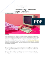 Lectura 3 HBR Coding Isn T A Necessary Leadership Skill But Digital Literacy Is