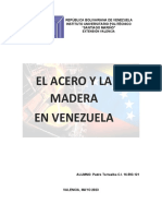 Historia Del Acero y Madera en Venezuela