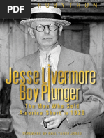 Jesse Livermore, Boy Plunger The Man Who Sold America Short in ...