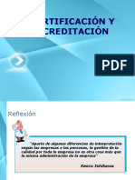 Certificación y Acreditación