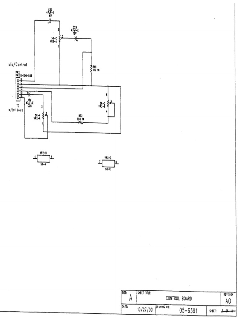 EONSUB-G2 Control Board Schematics | PDF