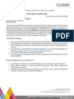 CIRCULAR Evaluacion Diagnostica