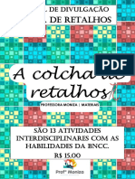 Colcha de Retalhos - Divulgação - Prof. Moniza Materiais