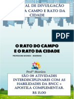 Rato Do Campo e Da Cidade - Divulgação - Prof. Moniza Materiais