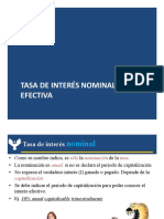 SIS083 - Ingeniería de Costos - 02 Valor Del Dinero - Tasas de Interés