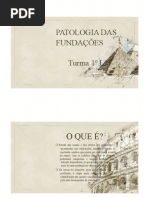 Patologia Das Fundações