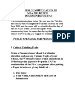 a5926CAF ACTIVITY - II III Personal Assessment Notice