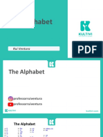 Aula 04 - The Alphabet - Contem Link de Exercicios