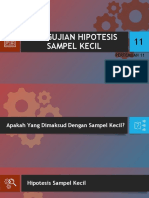 p11. Pengujian Hipotesis Sampel Kecil