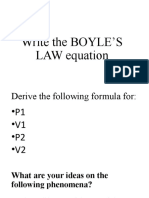 Real Life Application of Boyles Law