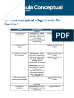 Organizacion de Eventos. Guia Conceptual