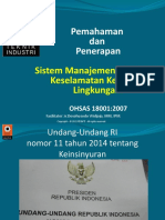 Pemahaman Dan Penerapan: Sistem Manajemen Kesehatan Keselamatan Kerja Dan Lingkungan