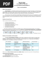 Topic 2 - Normalization Notes