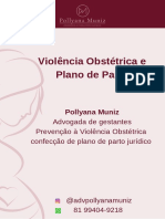 Cartilha Violência Obstétrica e Plano de Parto - Adv Pollyana Muniz