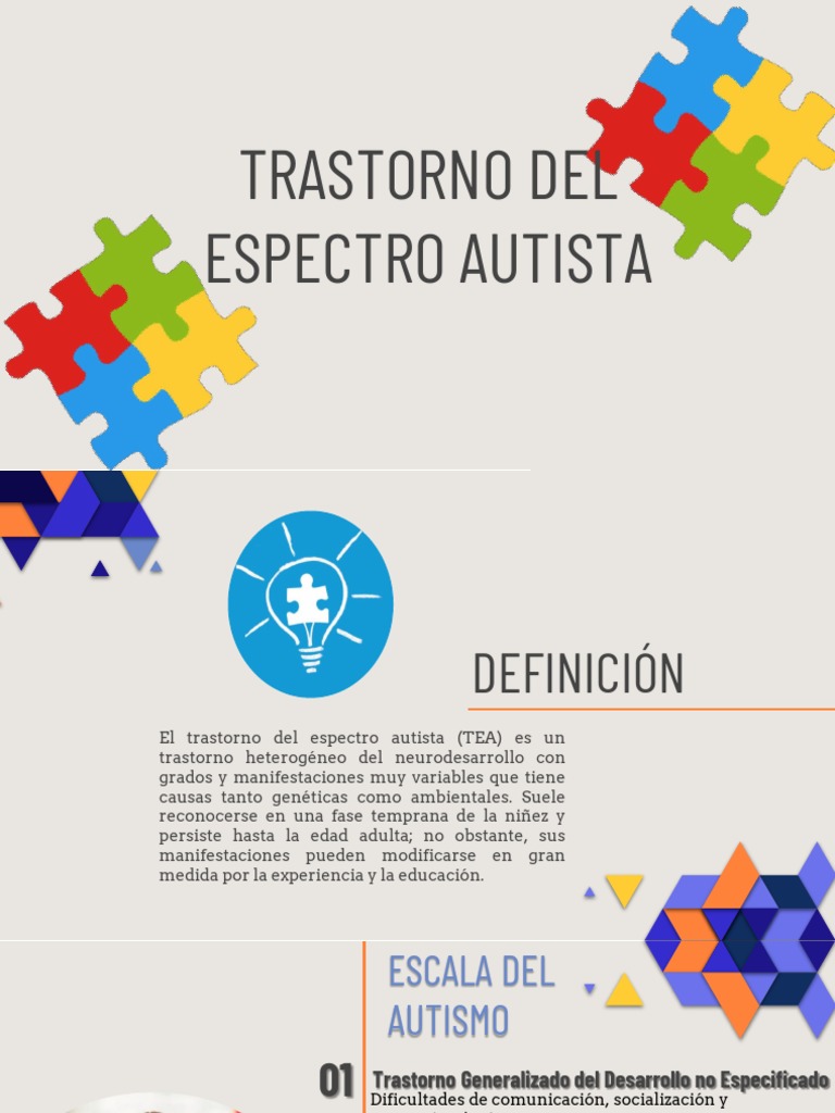 Trastorno del Espectro Autista | PDF | Espectro autista | Síndrome de ...