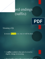 Ly Word Endings (Suffix)