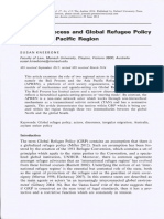 Bali Process and The Global Refugee Policy in The Asia Pacific Region