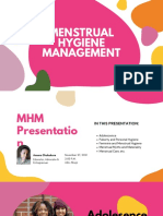 Mental Health and Menstrual Hygiene Presentation 