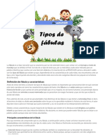 Tipos de Fábula