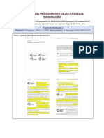 Ejemplo - EVIDENCIAS DEL PROCESAMIENTO DE LAS FUENTES DE INFORMACIÓN